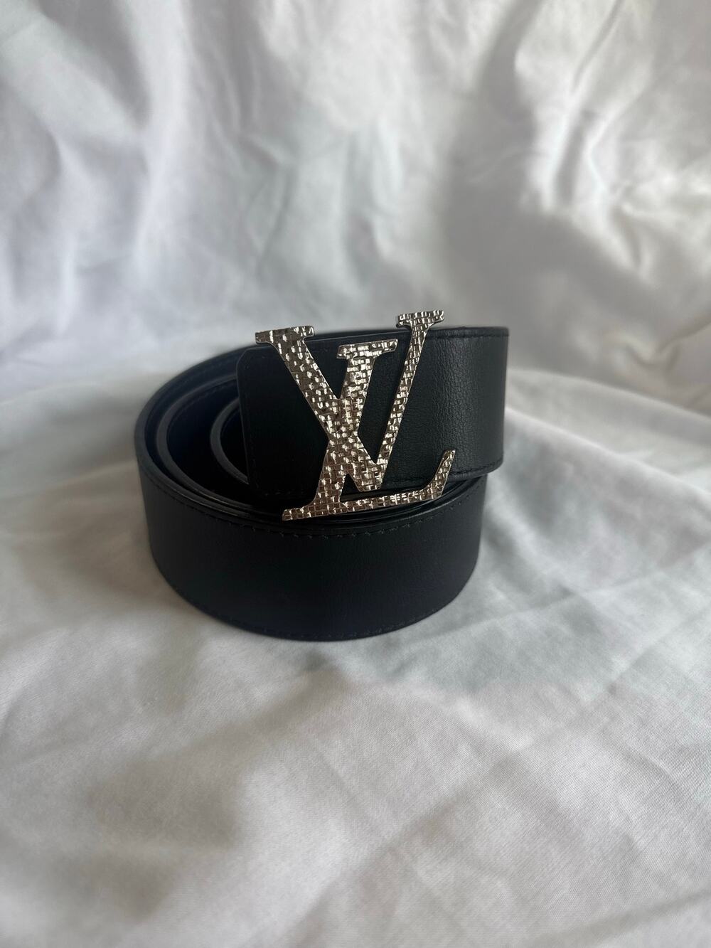 Louis Vuitton LV Mosaic 40mm Reversible Belt Black Leather M0163 Size 95/38
